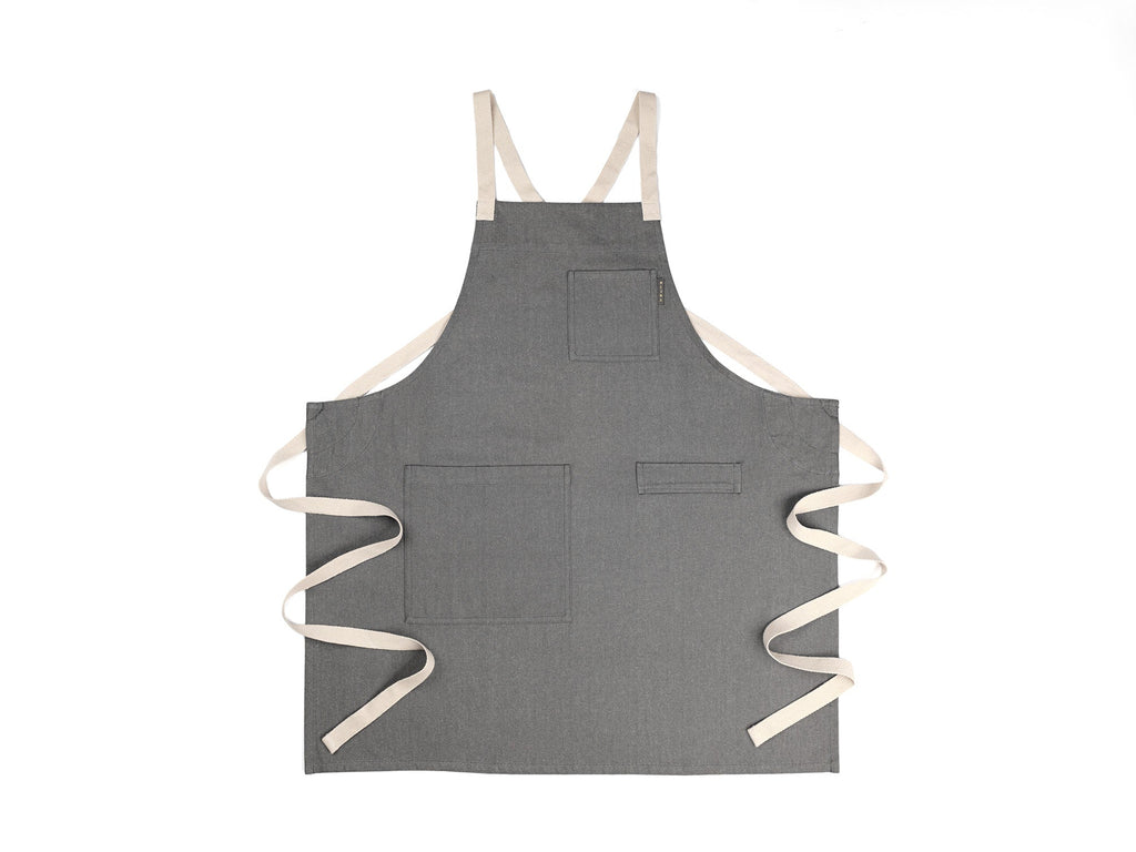 Crossback Apron in Upcycled Cotton