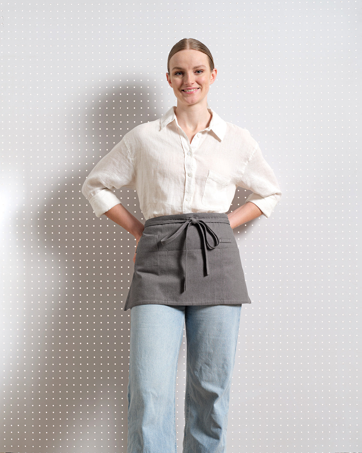 Waist Apron in Pure Cotton