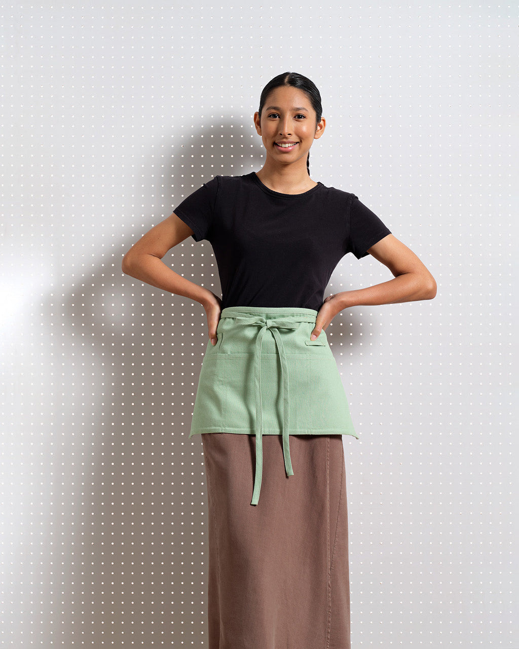 Waist Apron in Pure Cotton