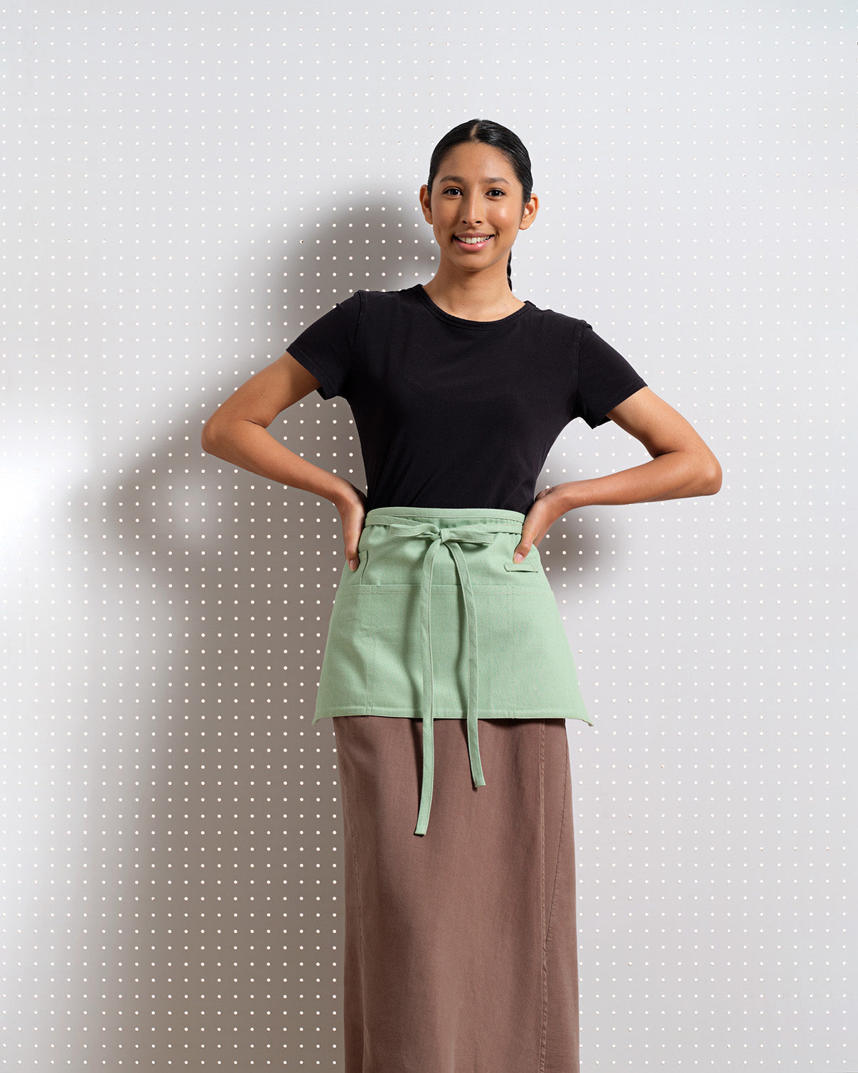 Waist Apron in Pure Cotton