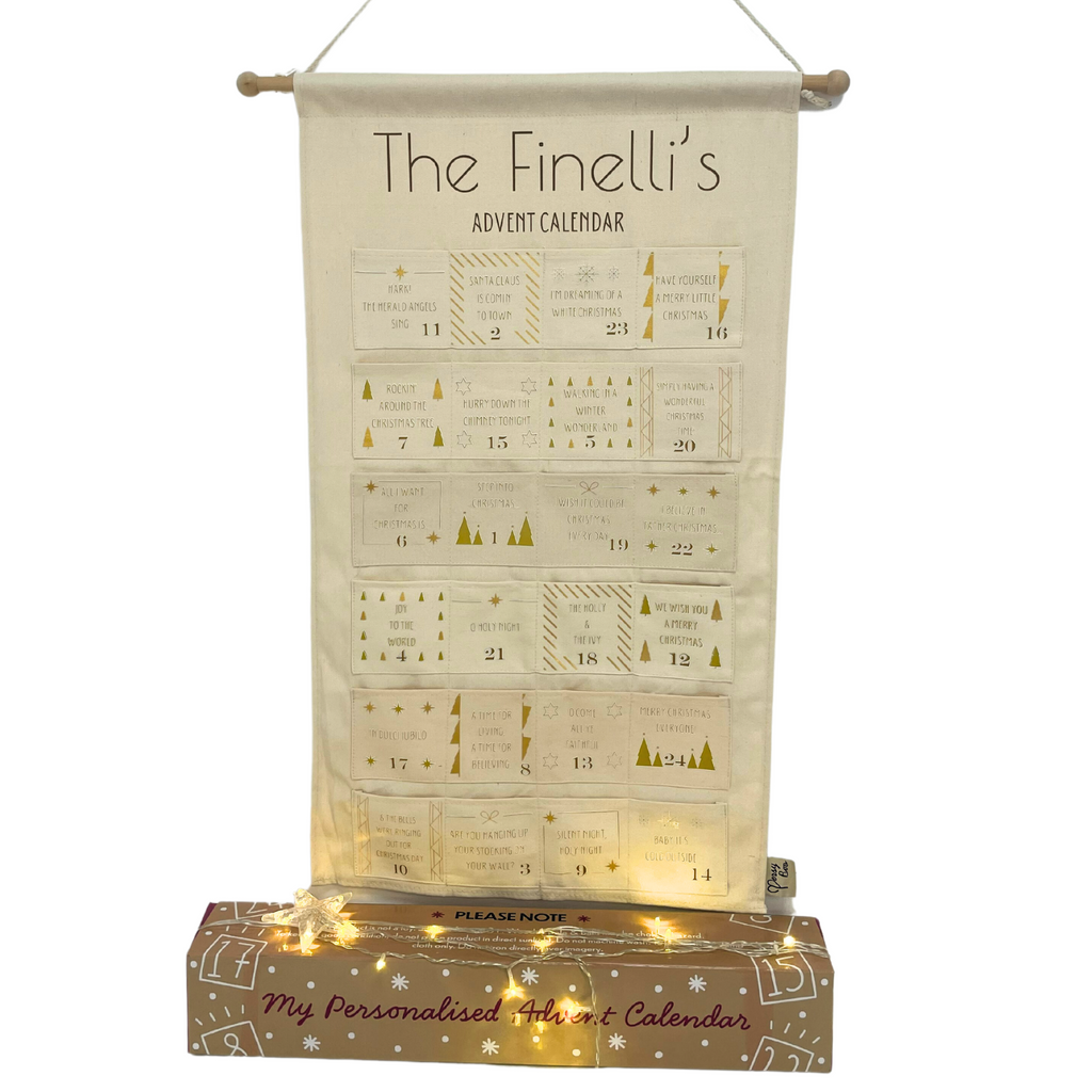 Personalised Christmas Hits Advent Calendar