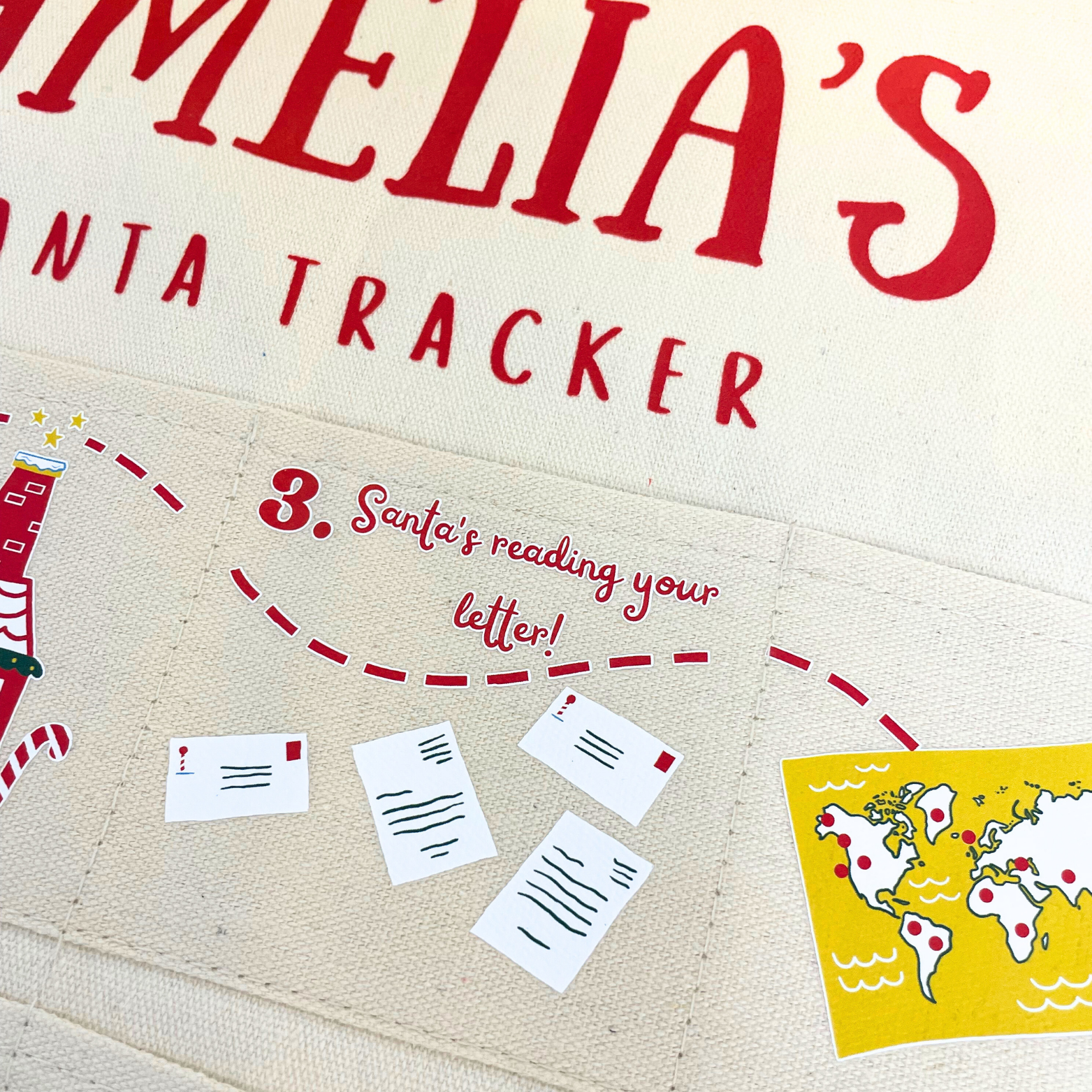 Personalised Santa Tracker Advent Calendar for Kids and Family