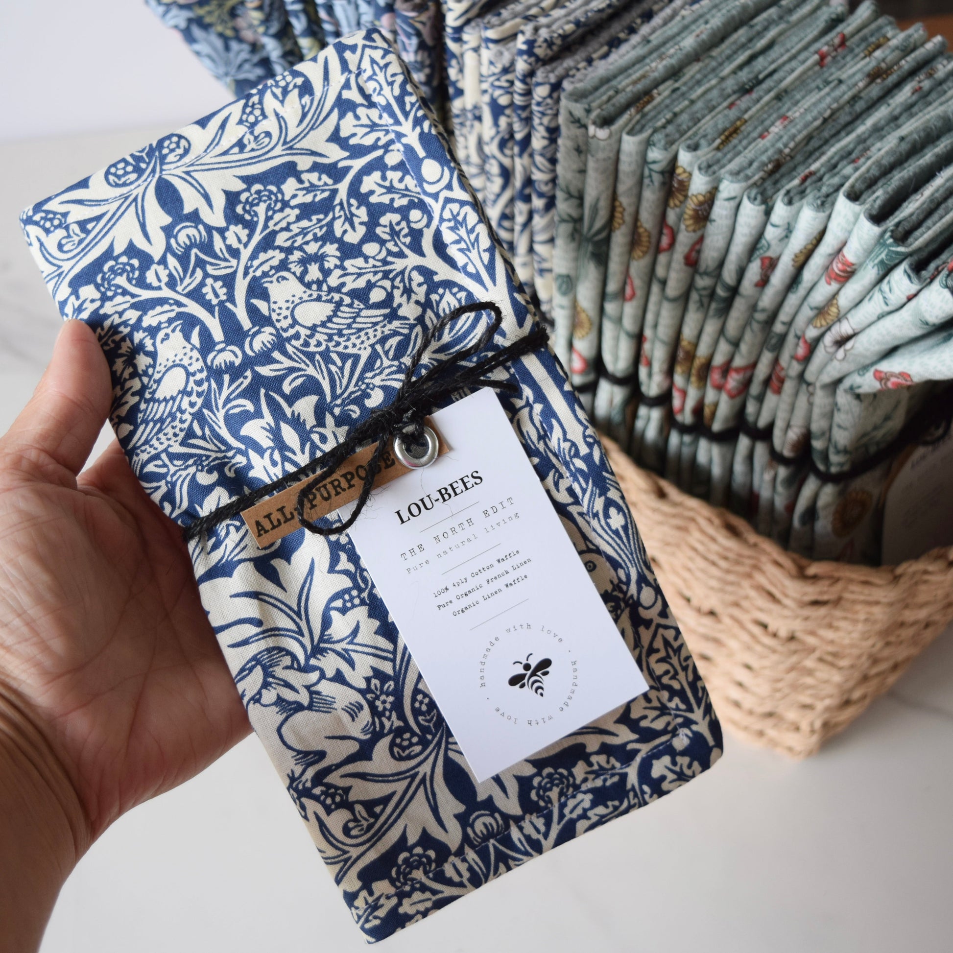 Strawberry Thief Dish Cloth