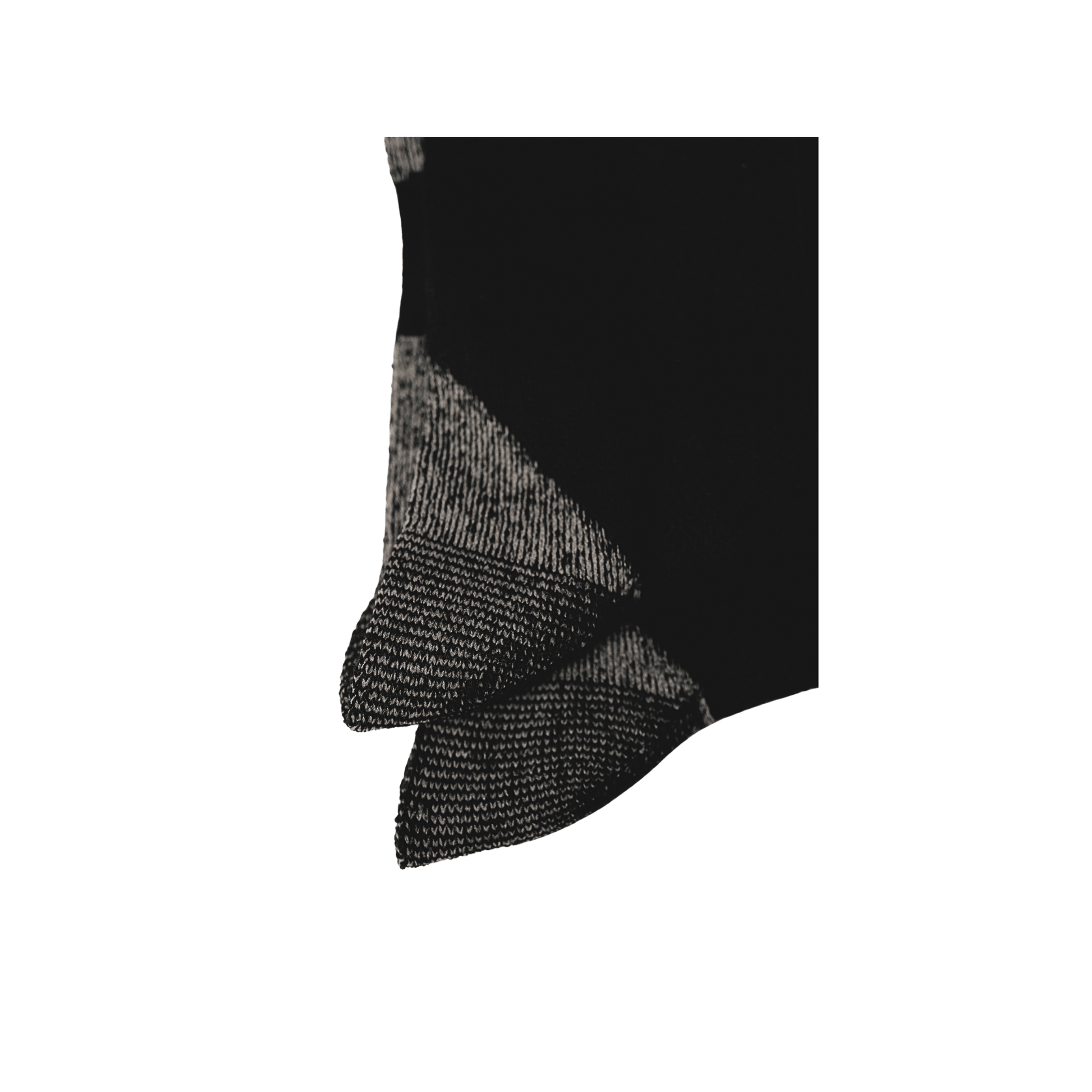 Black Merino Wool Hiking Socks for Winter Trekking