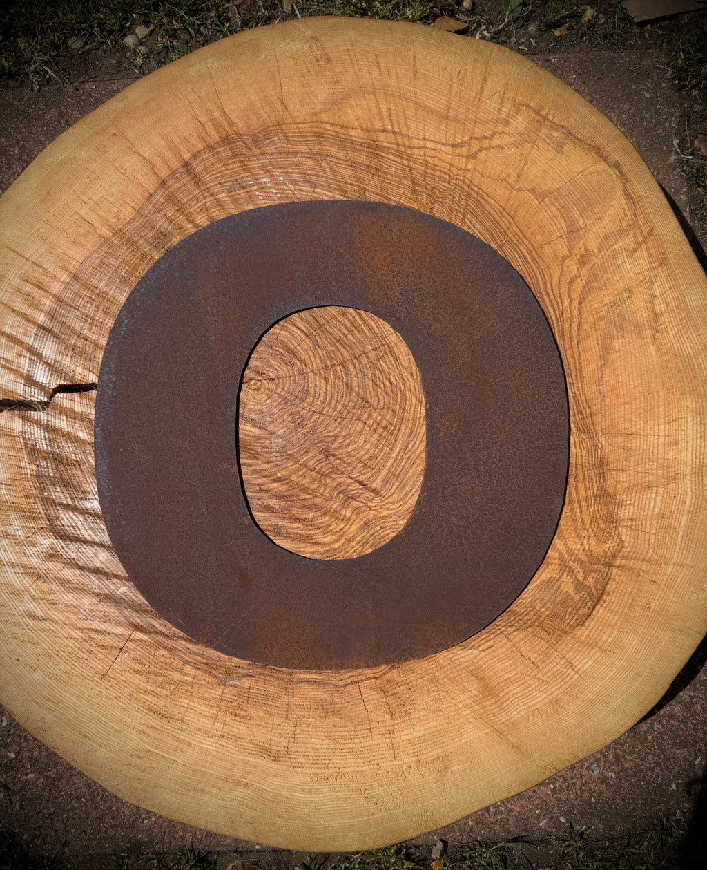 5" Fat Font Rusty Metal Letters A-Z 0-9