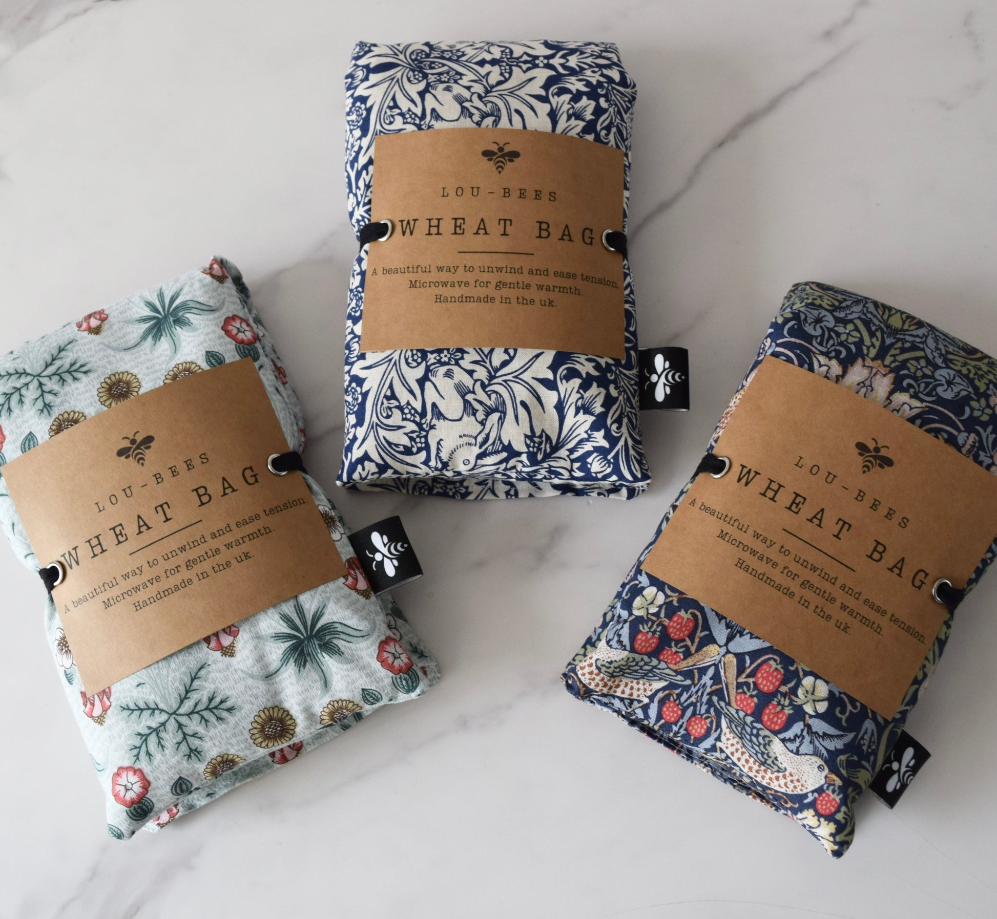 Strawberry Thief Wheat Bag