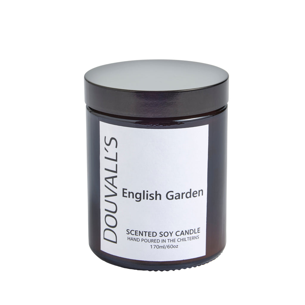 Hand Poured Soy Wax Scented Candle 180g with Essential Oils