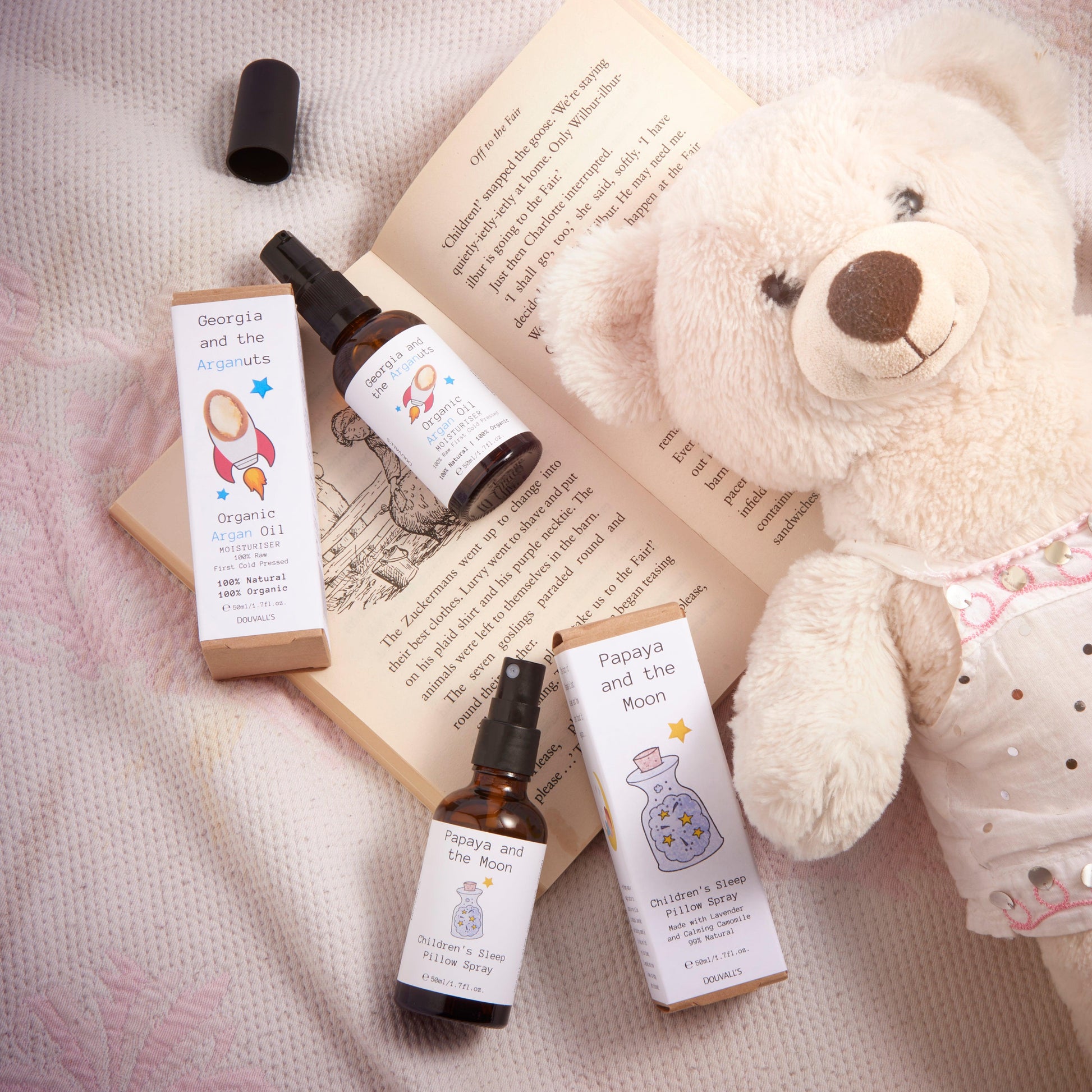 Little Dreamer Care Set with Argan Oil and Sleep Spray