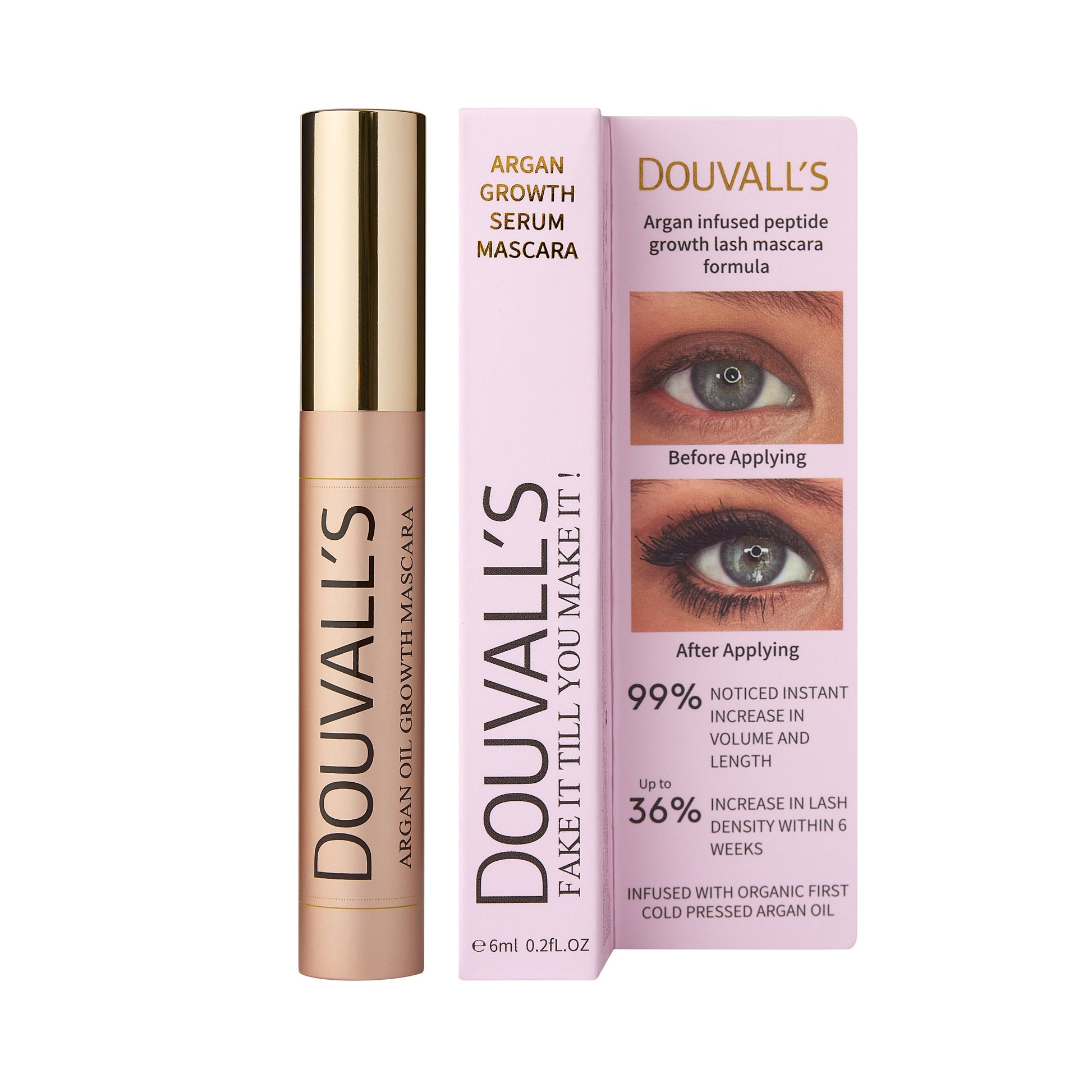 Argan Growth Serum Mascara 6ml for Longer Fuller Lashes