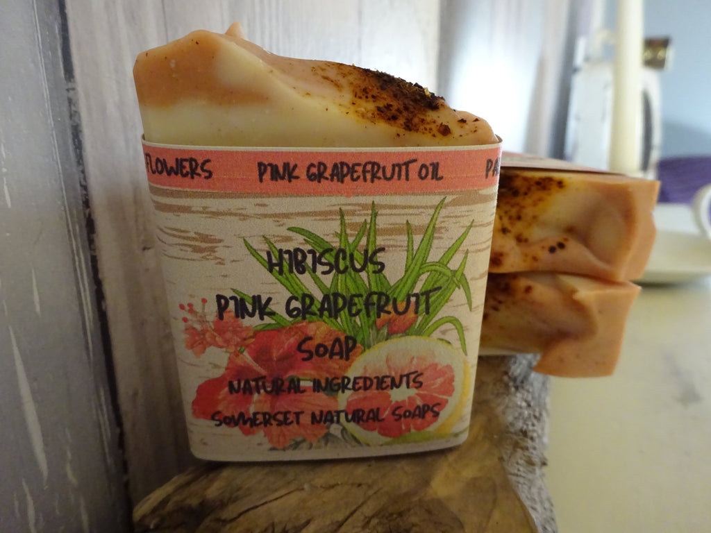 Hibiscus Pink Grapefruit Vegan Soap
