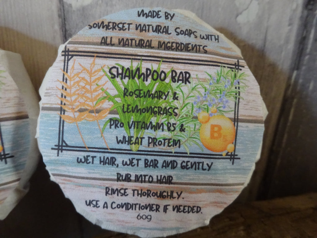 Rosemary & Lemongrass Solid Shampoo