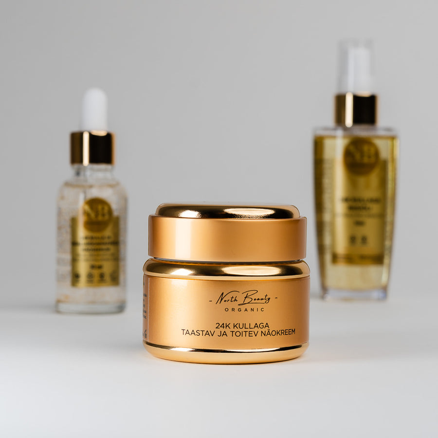 24K Gold Luxury Skincare Gift Set – Moisturizing & Anti-Aging by North Beauty at www.brixbailey.com