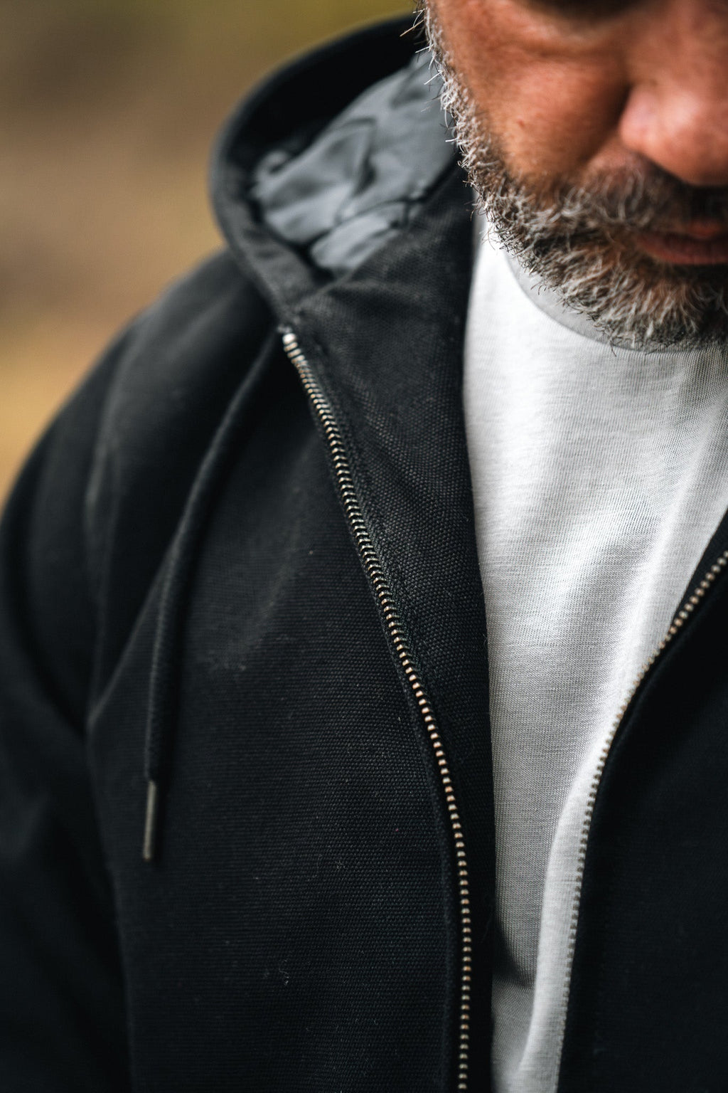 NVYSKN Mens Canvas Bomber Jacket