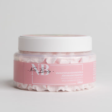 Luxurious Cranberry Whipped Scrub – Radiant & Silky Skin Care by North Beauty at www.brixbailey.com