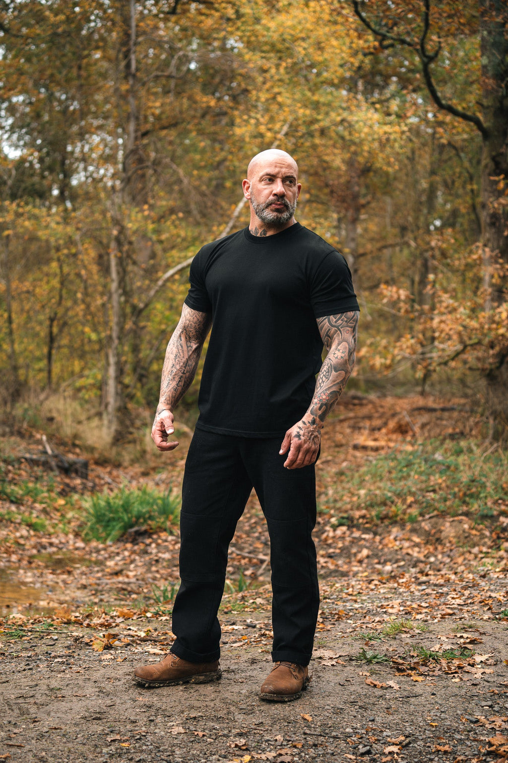 Heavyweight Cotton T-Shirt in Regular and Long Fit