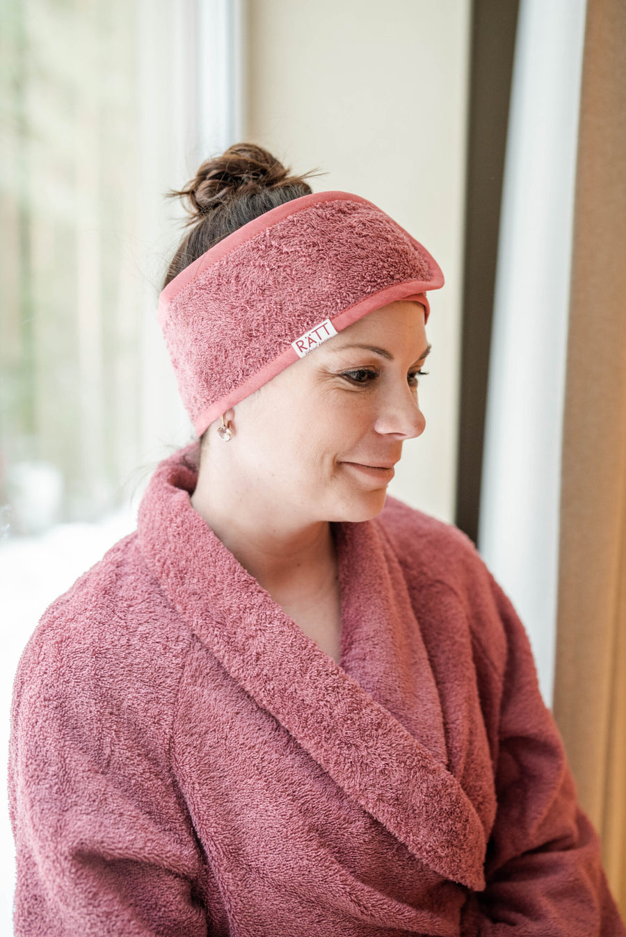 Adjustable Cotton Terry Headband – Perfect for Spa & Sauna by RÄTT at www.brixbailey.com