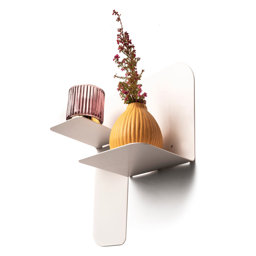 Minimalist Metal Floating Wall Shelf – Durable & Stylish by Ewart Woods at www.brixbailey.com