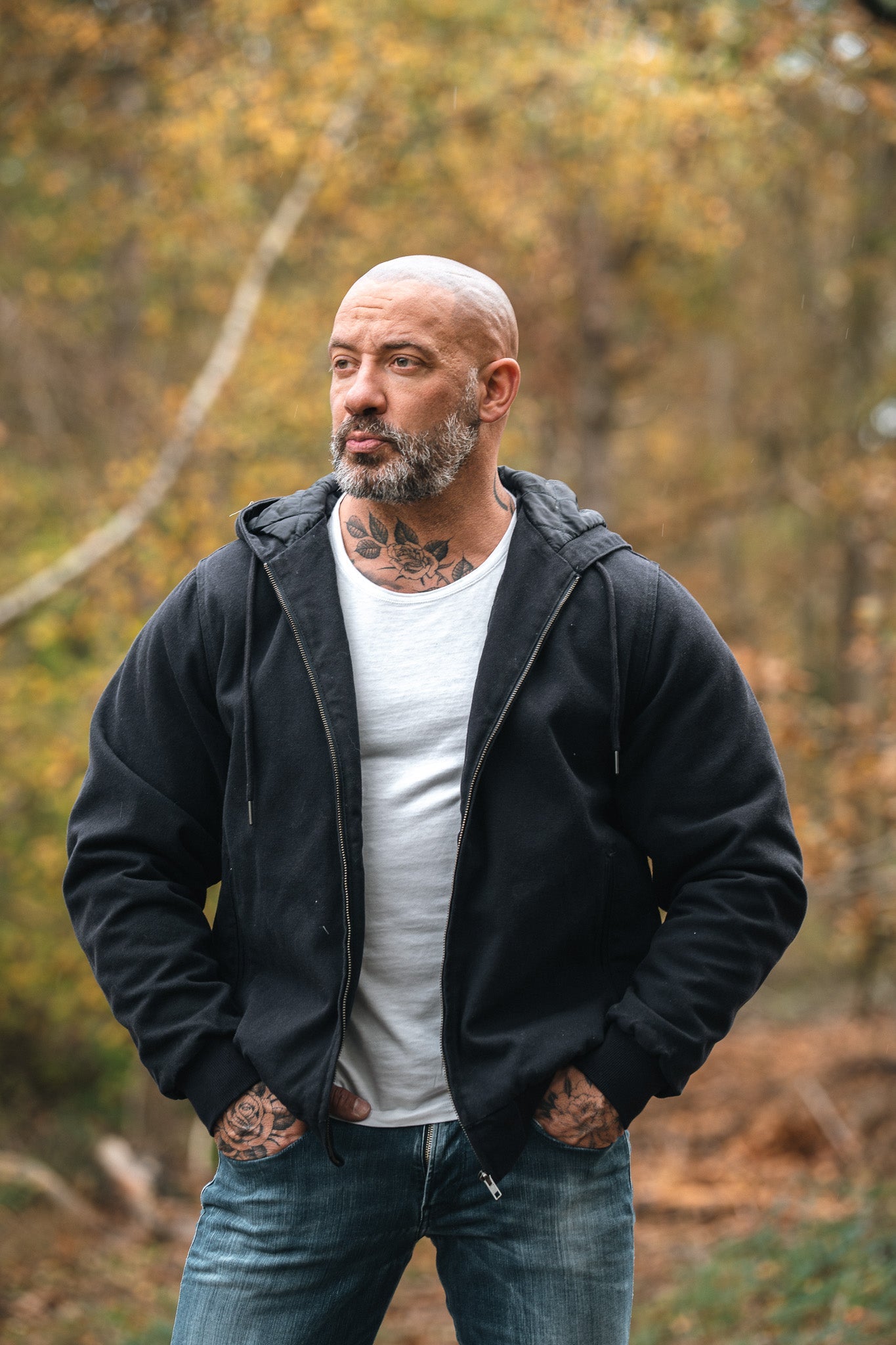 NVYSKN Mens Canvas Bomber Jacket