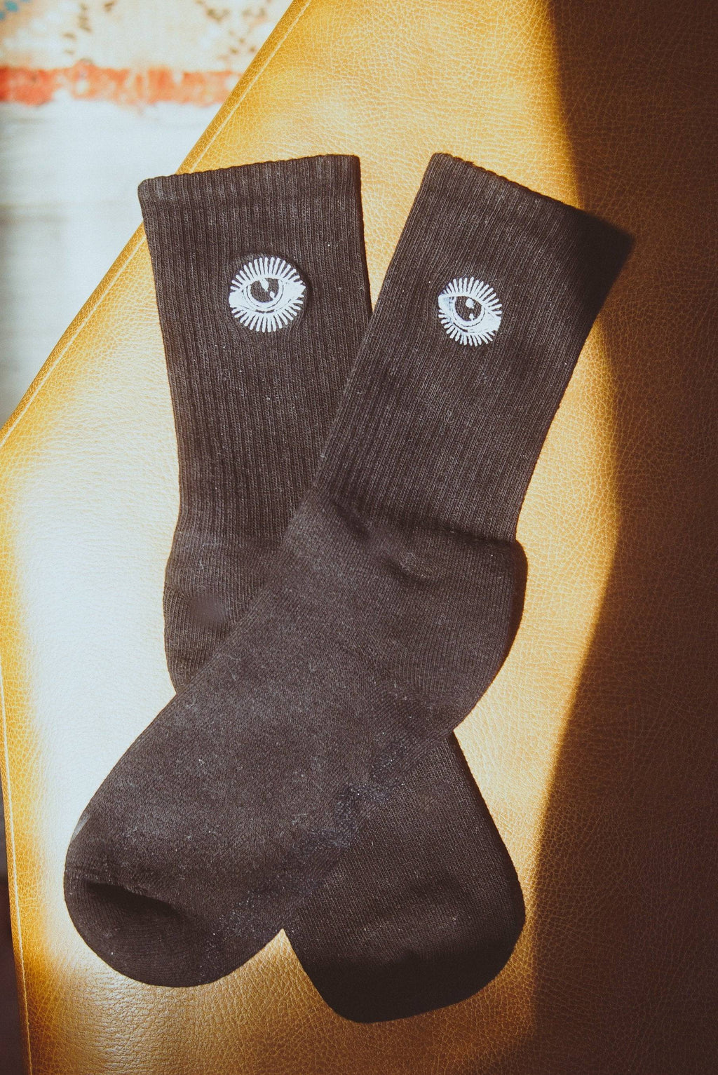 Star Gazer Embroidered Socks