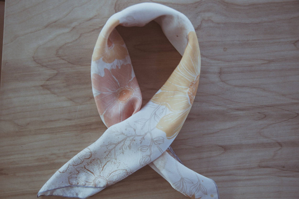 Flower Constellation Silk Scarf