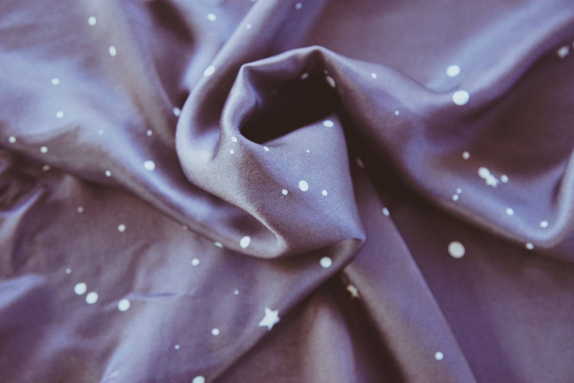 Blue Stardust Silk Scarf