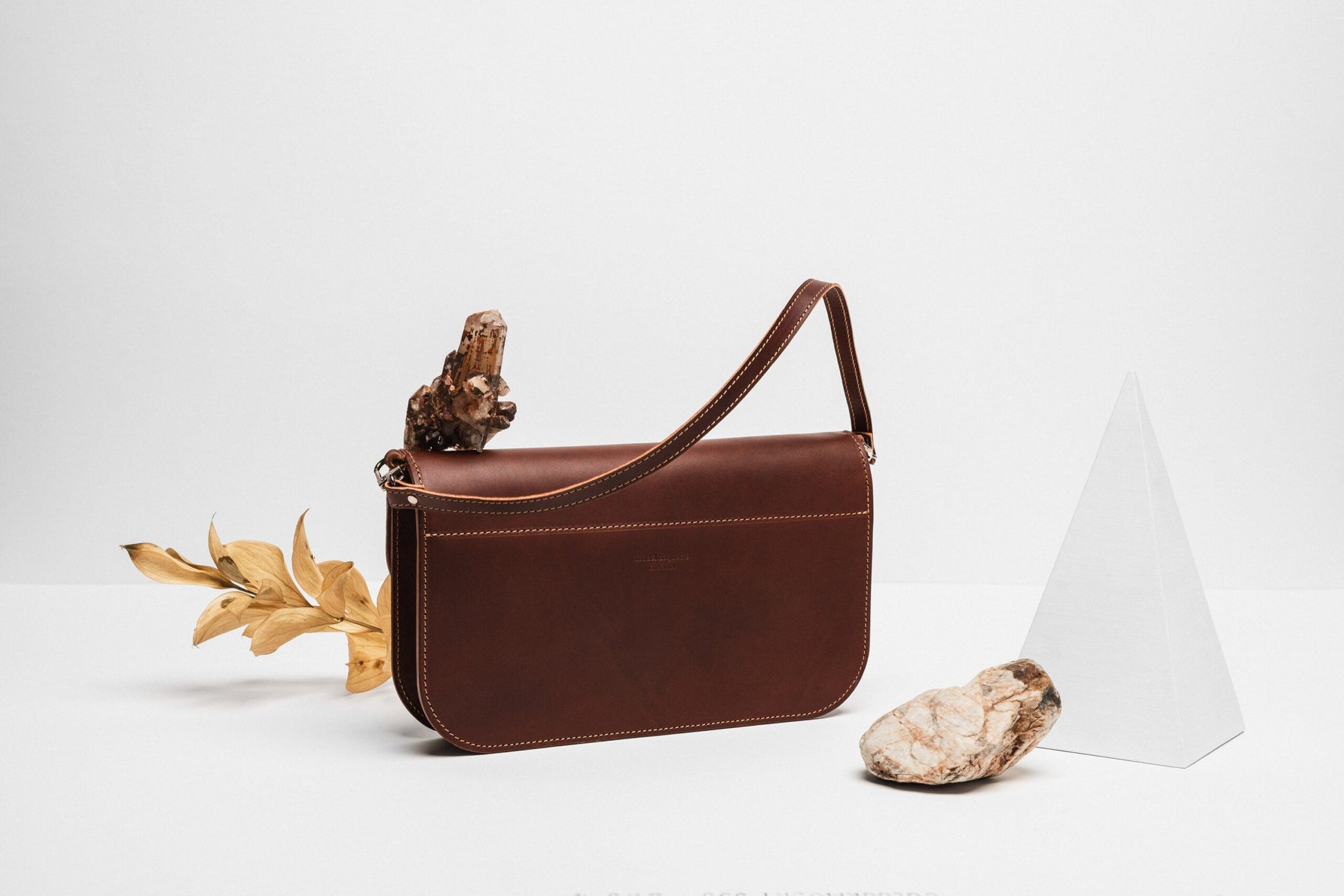 Versatile Model Baguette – Elegant Leather Crossbody Bag by Craftory at brixbailey.com