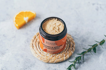 Orange & Carrot Body Scrub – Invigorating Glow & Care by BONOBO at www.brixbailey.com