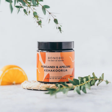 Invigorating Orange & Carrot Body Scrub – Vitamin Rich & Soothing by BONOBO at www.brixbailey.com