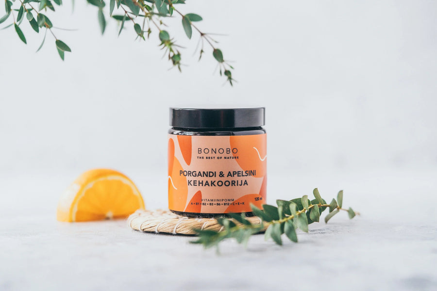 Invigorating Orange & Carrot Body Scrub – Vitamin Rich & Soothing by BONOBO at www.brixbailey.com