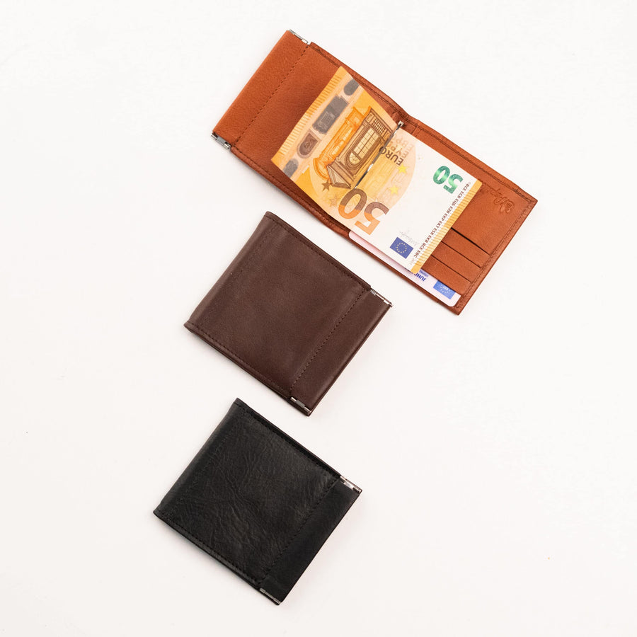 Genuine Leather Wallet No. 35 – Crafted in Estonia with Money Clip by Papillon at www.brixbailey.com