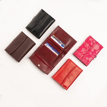 Handcrafted Estonian Leather Wallet – Kolm Women’s 98-1 by Papillon at www.brixbailey.com