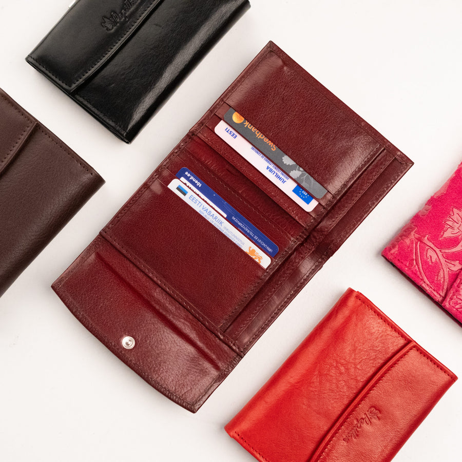 Estonian Handcrafted Leather Wallet 98-1 – Spacious & Stylish by Papillon at www.brixbailey.com