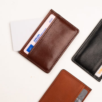 Genuine Leather Card Holder No. 34 – Minimalist & Durable by Papillon at www.brixbailey.com