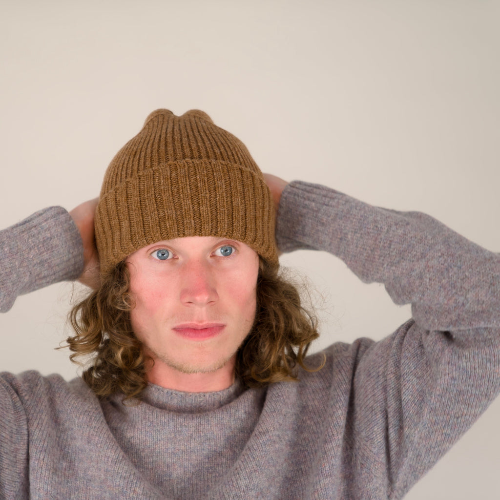 Lambswool - Furrow Hat - Driftwood