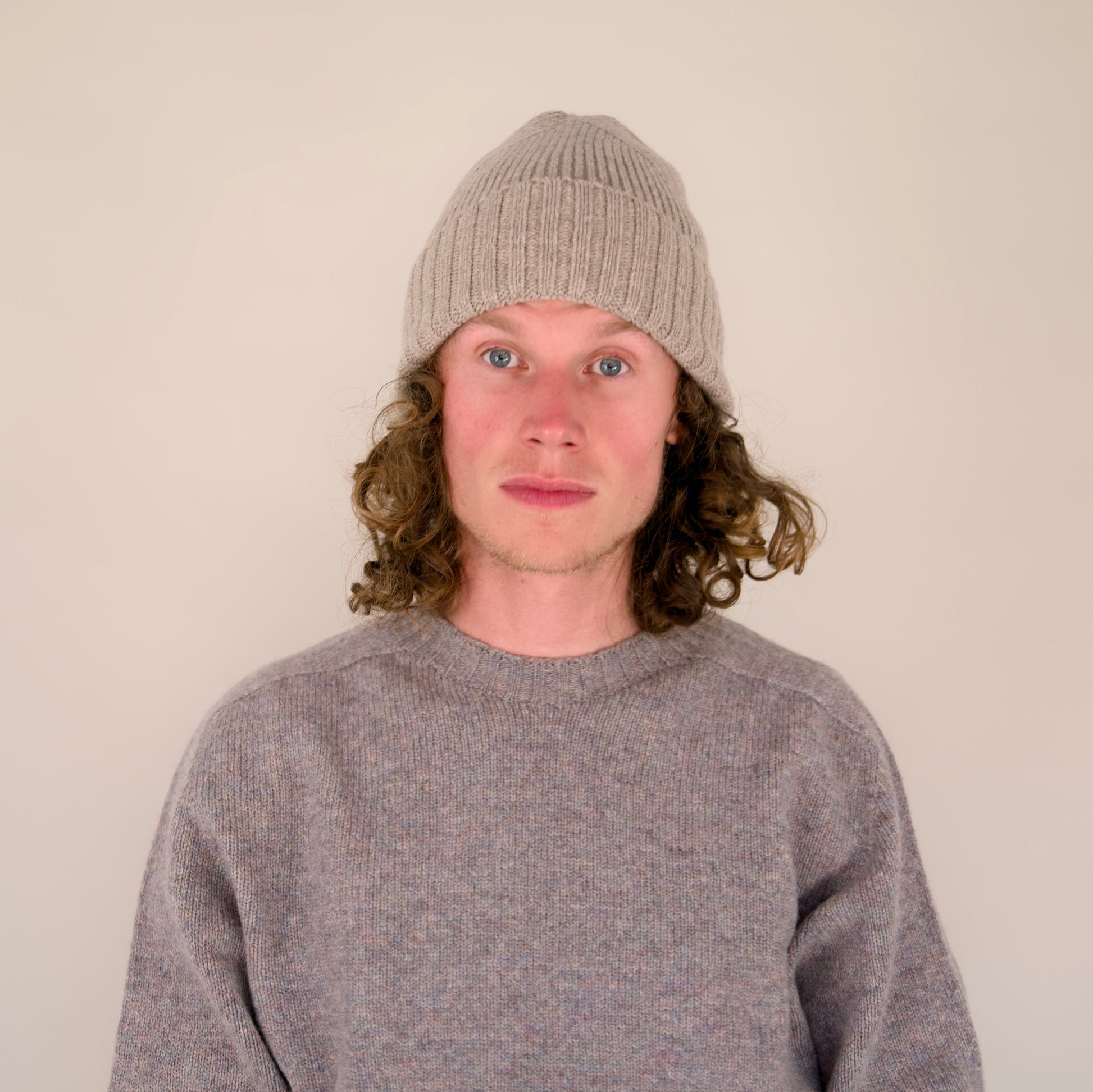 Lambswool - Furrow Hat - Cobble