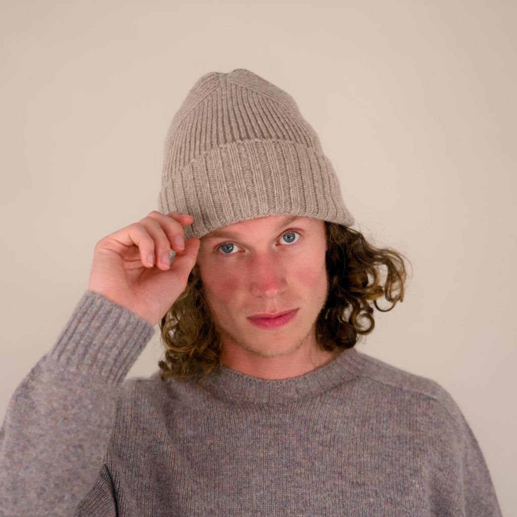 Lambswool - Furrow Hat - Cobble