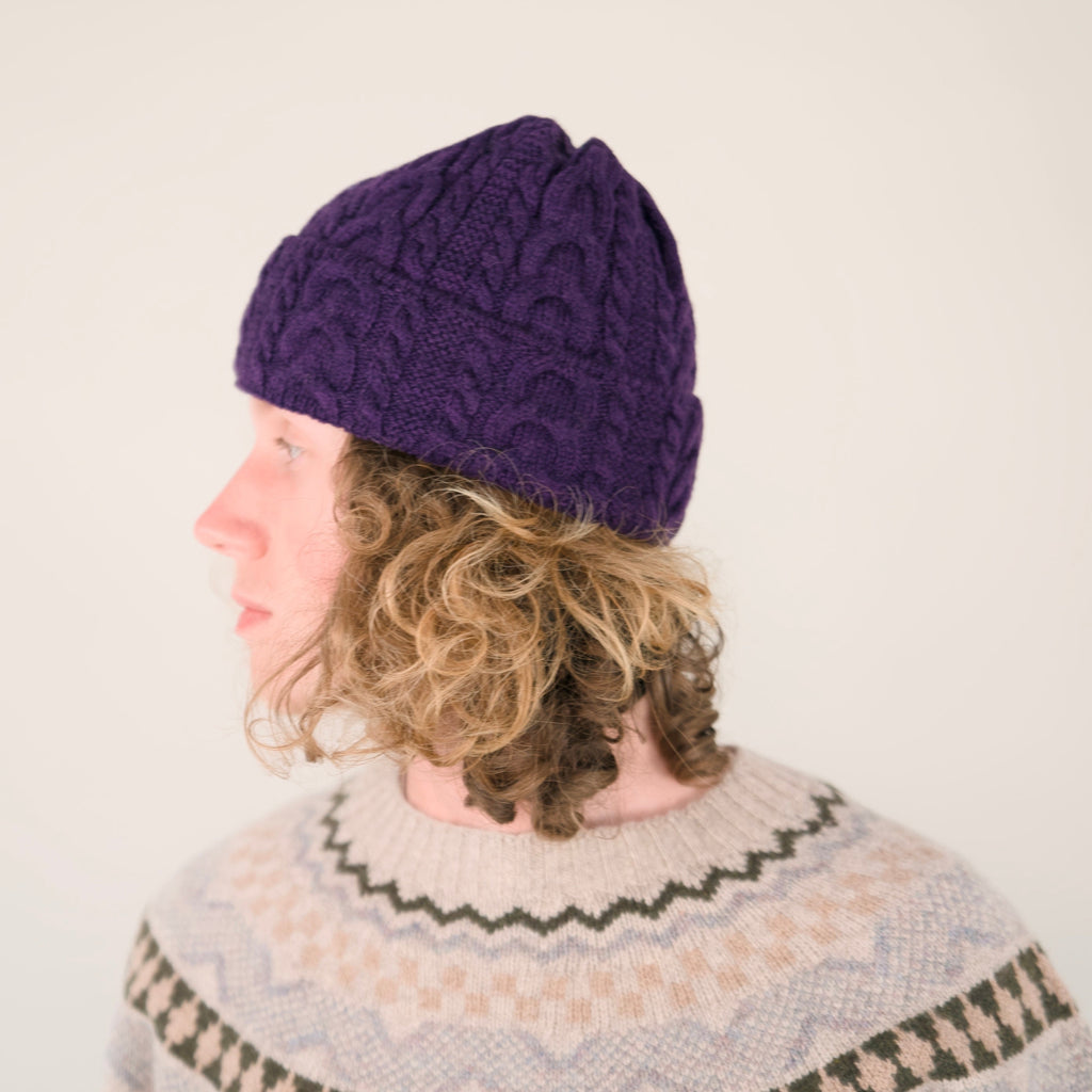 Merino - Abbey Hat - Pupura