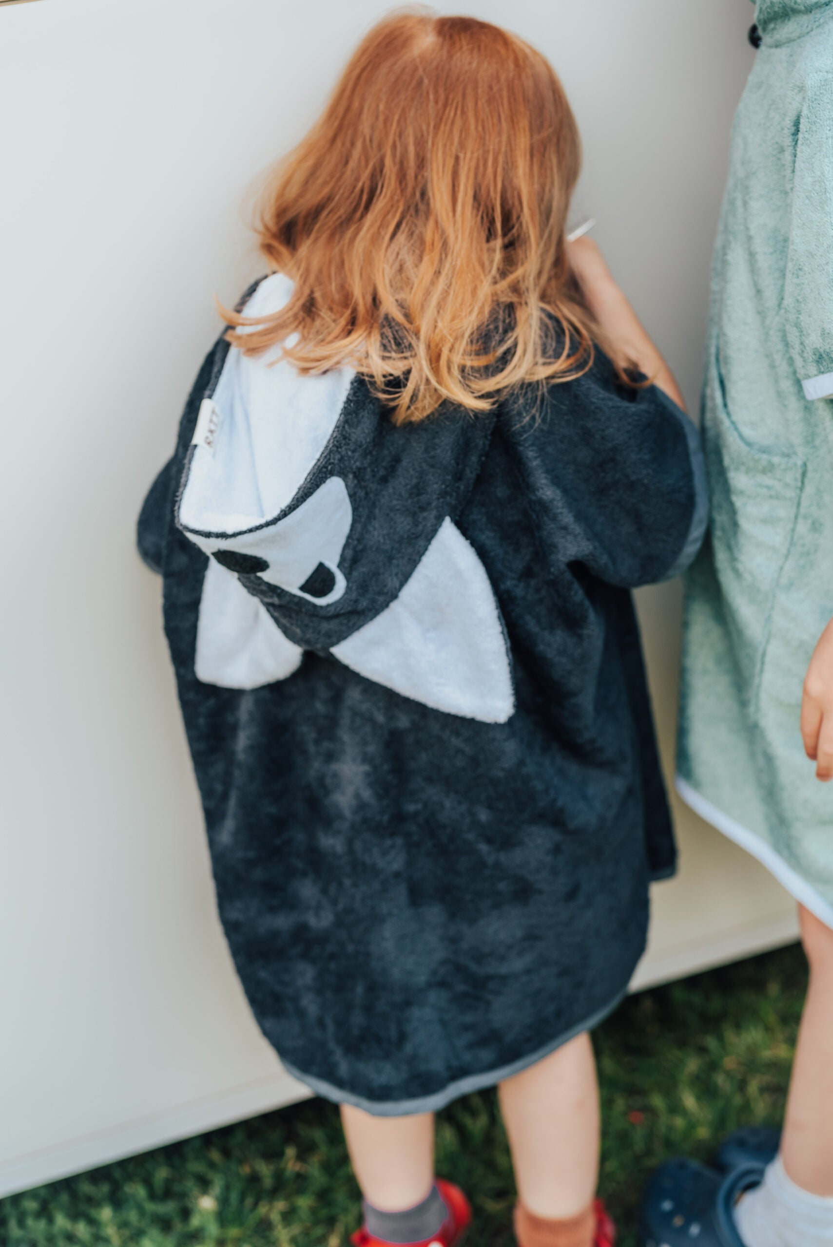 Short-Sleeve Bamboo Terry Poncho for Toddlers – OEKO-TEX Certified by RÄTT at brixbailey.com