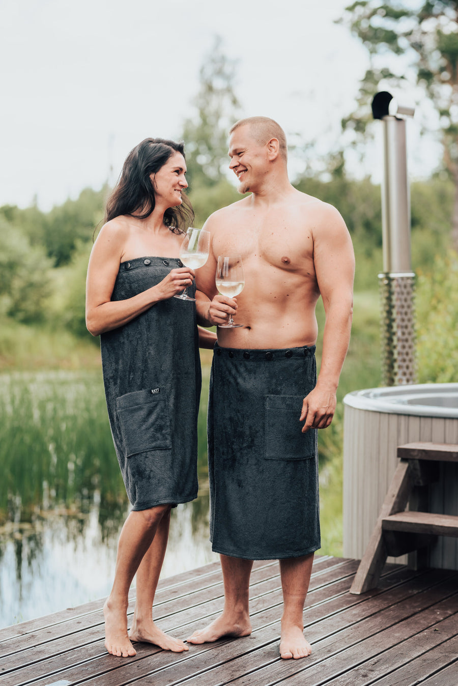 Luxurious Bamboo Terry Sauna Wrap – Soft & Absorbent by RÄTT at brixbailey.com