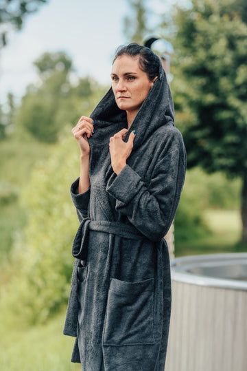 Luxurious Bamboo Terry Hooded Bathrobe – OEKO-TEX Certified by RÄTT at brixbailey.com