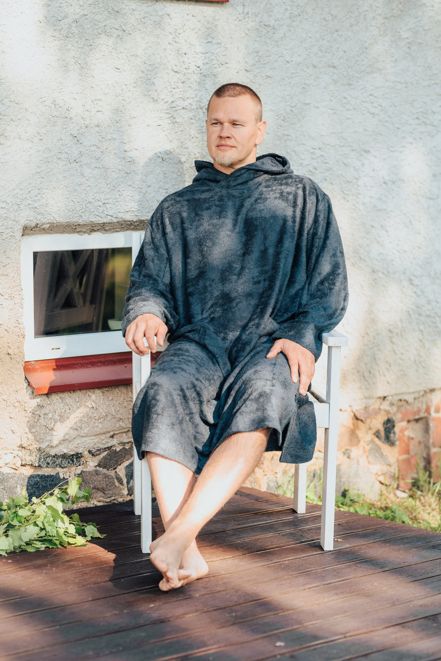 Bamboo Terry Poncho – Silky, Breathable & Ideal for Lounging by RÄTT at brixbailey.com