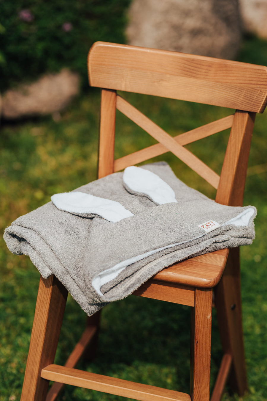 Hooded Bamboo Baby Towel – Soft & Gentle with Rabbit Ears by RÄTT at brixbailey.com