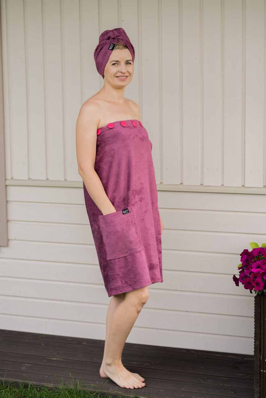 Luxurious Bamboo Terry Spa Wrap – Soft & Absorbent by RÄTT at brixbailey.com