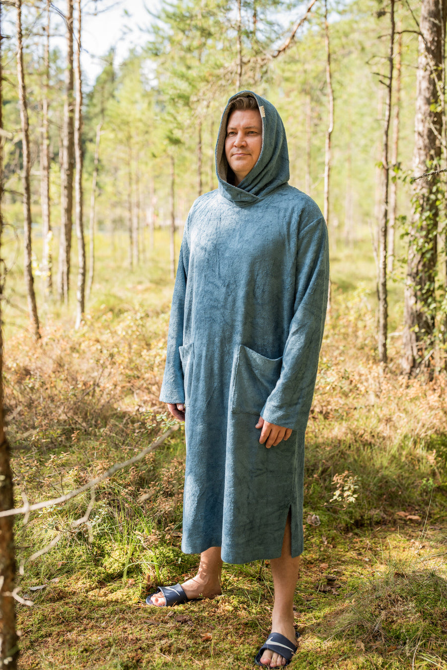 Bamboo Terry Poncho – Silky, Breathable, Ideal for Lounging by RÄTT at brixbailey.com