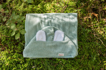 Soft Bamboo Baby Bath Towel with Rabbit Ears – OEKO-TEX Certified by RÄTT at brixbailey.com