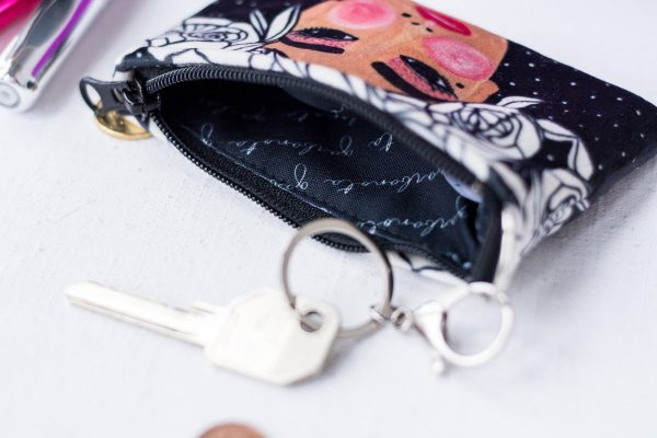 Luxurious Garbanota Velour Key Pouch – Artistic & Secure by Garbanota at www.brixbailey.com
