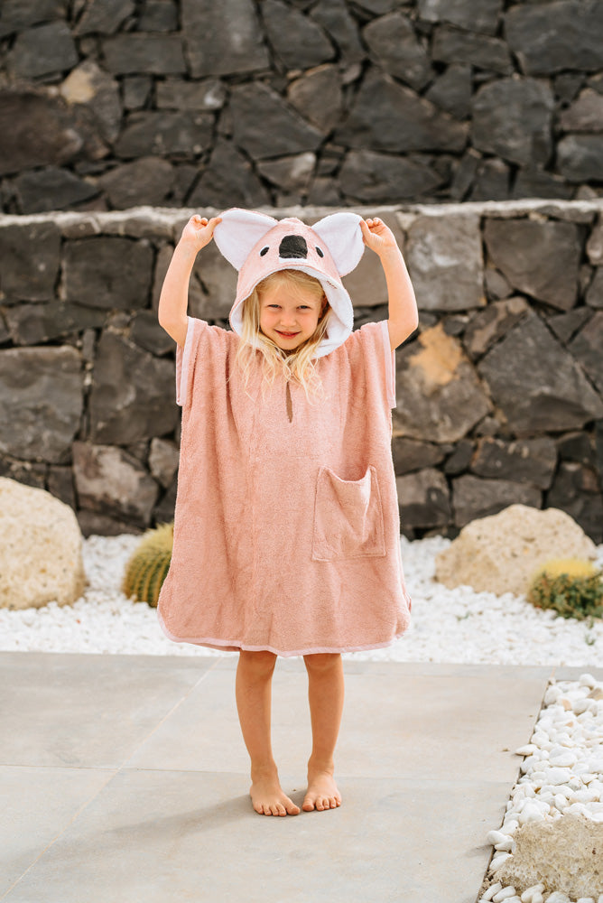 Short-Sleeve Toddler Poncho – Bamboo Terry, OEKO-TEX Certified by RÄTT at brixbailey.com