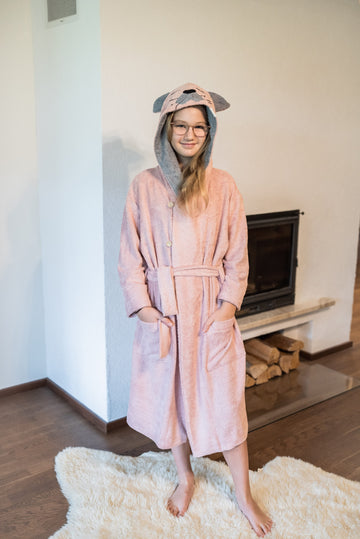 Kids Bamboo Terry Bathrobe – Cozy, OEKO-TEX Certified by RÄTT at www.brixbailey.com