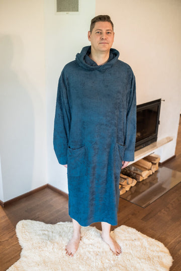 Bamboo Terry Poncho – Silky, Breathable & Hooded by RÄTT at brixbailey.com