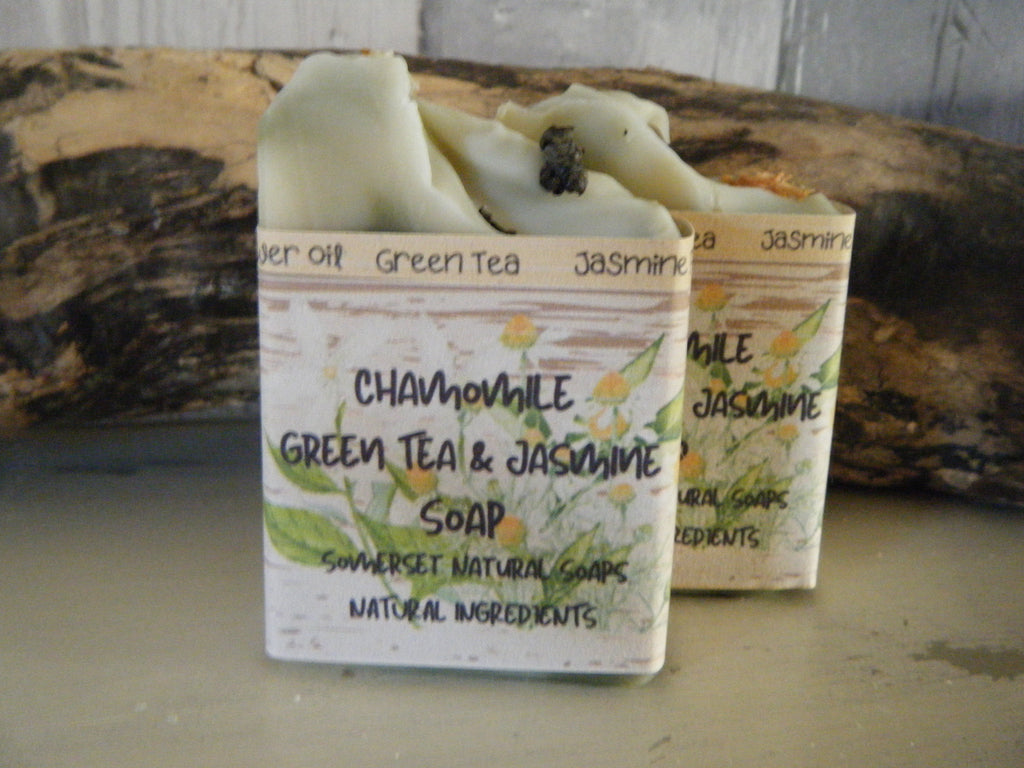 Chamomile Green Tea & Jasmine Vegan Soap